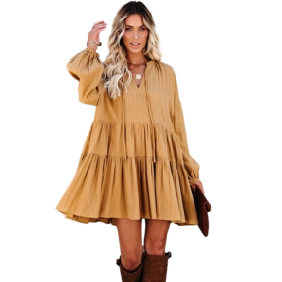 Vici Dresses & Skirts - VICI NWT From Autumn To Spring Cotton Babydoll Dress sz med